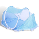 Rede anti-mosquito portátil para bebê Yks, acessório para berço infantil, em cor azul, proteção contra insetos para o sono do bebê.