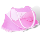 Cortina anti-mosquito portátil para berço de bebê, acessório para cama infantil, na cor rosa, da marca Yks.