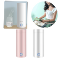 Chaleira elétrica portátil Petmoko de 400ml para aquecer água, compacta e prática para uso na cozinha.