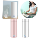 Chaleira elétrica portátil Petmoko de 400ml para aquecer água, compacta e prática para uso na cozinha.