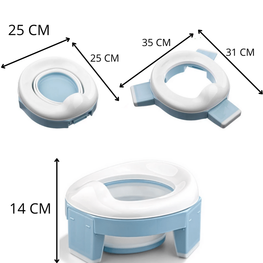 Pote de treinamento 3 em 1 para crianças Baby Trend, fácil de usar e ajustável, ideal para aprender a usar o banheiro.