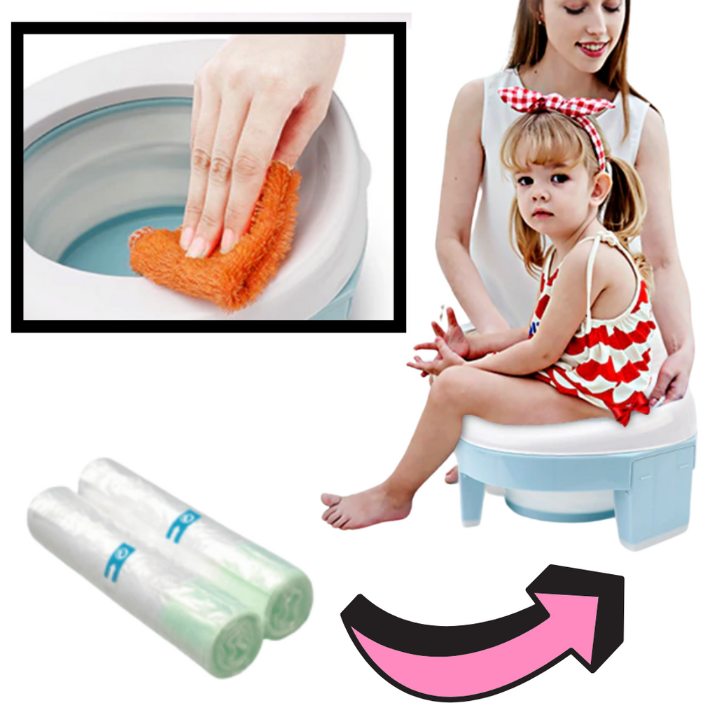 Copo de treinamento 3 em 1 para crianças Baby Trend, com suporte de peso de 22kg, usado por um bebê pequeno.