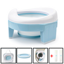 Pot de aprendizado 3 em 1 para bebês, marca Baby Trend, com design flexível para treinar o uso do banheiro por crianças pequenas.