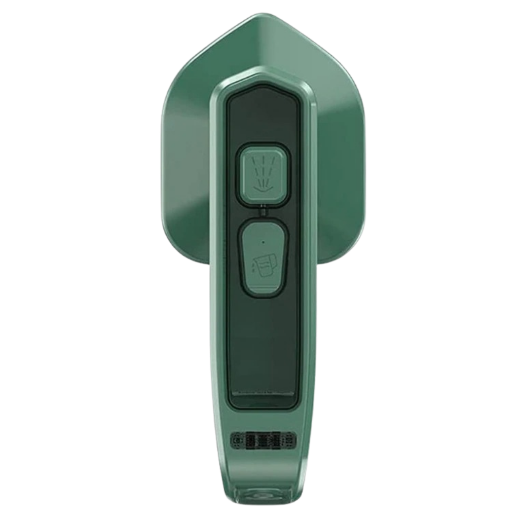 Mini ferro a vapor Wepro, acessório para aparelhos de lavanderia, com design compacto e funcional para passar roupas.