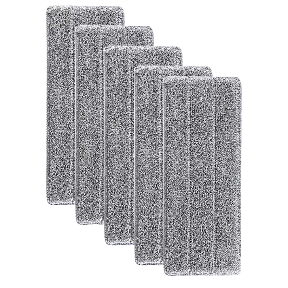 Panos de reposição Oxodoi para limpeza doméstica, três unidades de cor cinza, ideal para mop e tarefas de limpeza.
