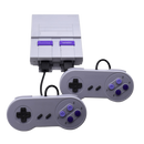 Capa de console de jogos retro Vito, mini console de jogos de vídeo vintage com design clássico e botões coloridos.