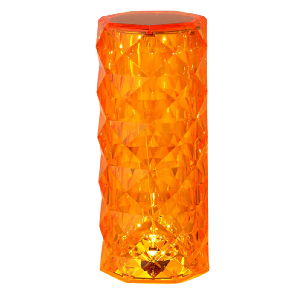 Lâmpada de cristal de luxo para mesa na cor laranja, design elegante da marca Thysbg73731100.