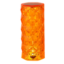 Lâmpada de cristal de luxo para mesa na cor laranja, design elegante da marca Thysbg73731100.