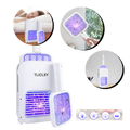 Lâmpada elétrica anti-mosquito recarregável da Smileol, dispositivo de desinsetização portátil com luz de LED para matar mosquitos.