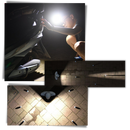 Lanterna de cabeça LED recarregável Jinyi com luz potente para atividades ao ar livre e trabalhos noturnos.