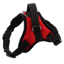Harnais ajustável para cachorro da Magicfly com faixa refletiva vermelha, confortável e seguro para passeios ao ar livre.