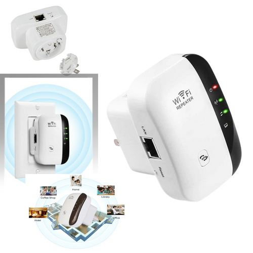 Amplificador de sinal WiFi portátil Easyidea, dispositivo compacto para ampliar e melhorar o sinal de internet sem fio.