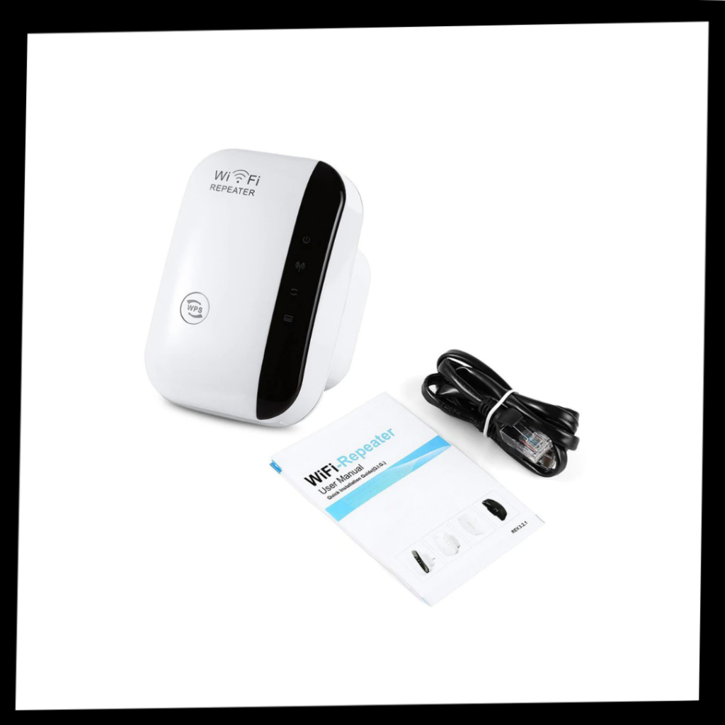 Amplificador de sinal WiFi portátil Easyidea com dispositivo remoto para reforçar e ampliar sinal de internet sem fio.