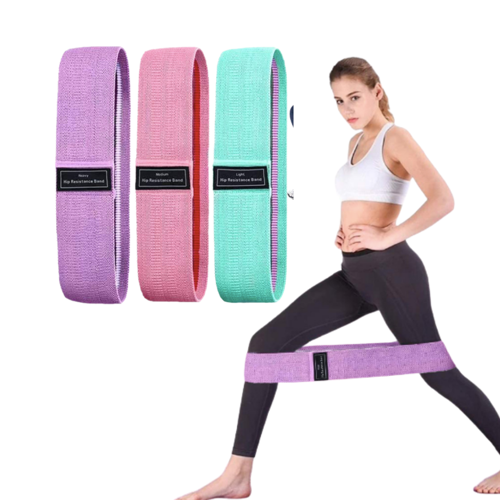 Conjunto de 3 bandas de resistência Eastjing para exercícios físicos, elásticos de treino para musculação e ginástica em casa.