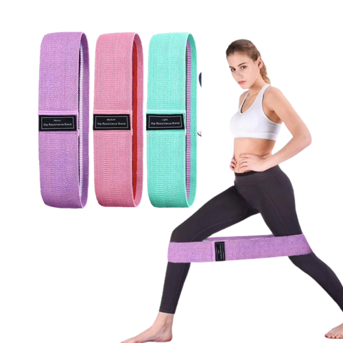 Conjunto de 3 bandas de resistência Eastjing para exercícios físicos, elásticos de treino para musculação e ginástica em casa.