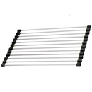 Escorredor de aço inoxidável Pipishell para louças e alimentos, com 12 tubos de 220mm x 470mm, utensílios de cozinha.