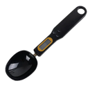 Colher de medição com balança e tela LCD preta, utensílio de cozinha para precisão no preparo de alimentos.