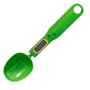 Colher de medição com balança, display LCD verde, utensílio de cozinha da marca genérica, para pesagem precisa de ingredientes.