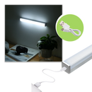 Luminária LED magnética Seenda com sensor de movimento, luz USB portátil e iluminação eficiente para ambientes internos.