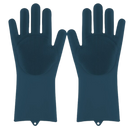 Luvas de silicone para limpeza doméstica da marca Munchen, resistentes e multifuncionais para lavar louças e tarefas de casa.