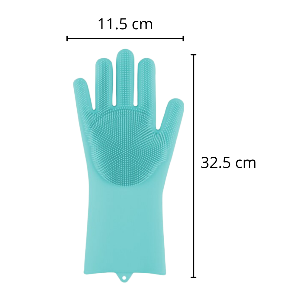 Luvas de silicone para lavagem de louças da Munchen, resistentes e multifuncionais para limpeza doméstica.