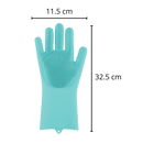 Luvas de silicone para lavagem de louças da Munchen, resistentes e multifuncionais para limpeza doméstica.