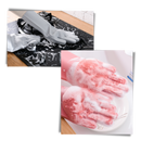 Luvas de silicone para limpeza doméstica da Munchen, resistentes, reutilizáveis e ideais para lavar louças e tarefas de limpeza.
