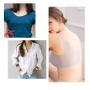 Soutien-gorge ultrafino sem costura em seda glacée da Eopuing, veste confortável e elegante para lingerie feminina.