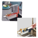 suporte de armazenamento extensível para pia Deago, rack multifuncional para utensílios e acessórios de cozinha