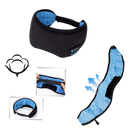 Máscara de sono com Bluetooth Merotable, ajuda ao sono, design confortável com fones integrados, ideal para relaxar e dormir.
