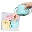 Tasse de lanche para bebê Homyl, utensílio para alimentação e amamentação, com design confortável e fácil de segurar.