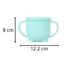 Copo de lanche para bebê Homyl, ideal para alimentação e amamentação, com design prático e seguro para pequenos alimentos.