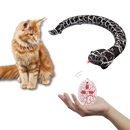 Brinquedo de serpente interativa controlada por rádio para gatos, acessório divertido para estimular o exercício e a caça.