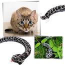 Brinquedo de serpente realista para gatos, acessório interativo com controle remoto, marca Bsmean, ideal para diversão felina.