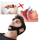 Mentonnière anti-ronco Tebru para ajudar a melhorar o sono e reduzir o ronco, visível na imagem com design confortável.