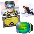 Óculos de proteção para neve Outdoormaster com lentes extras, ideal para esportes de inverno e atividades na neve.