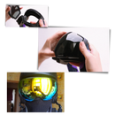 Óculos de proteção para neve Outdoormaster com lentes extras, ideal para atividades de esportes de inverno, com design resistente.
