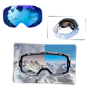 Óculos de proteção para neve da Outdoormaster com trocador de lentes, ideal para atividades e esportes de inverno.