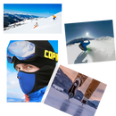 Óculos de proteção para neve Outdoormaster com lente extra, ideal para atividades e esportes de inverno.