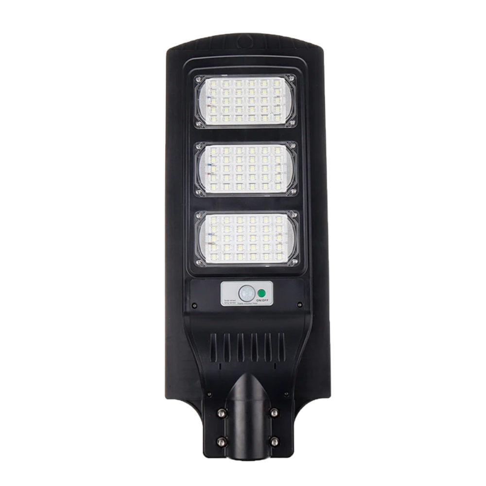 Luz de jardim solar LED de 90W da Munchen com sensor de movimento para iluminação de caminhos ao ar livre.