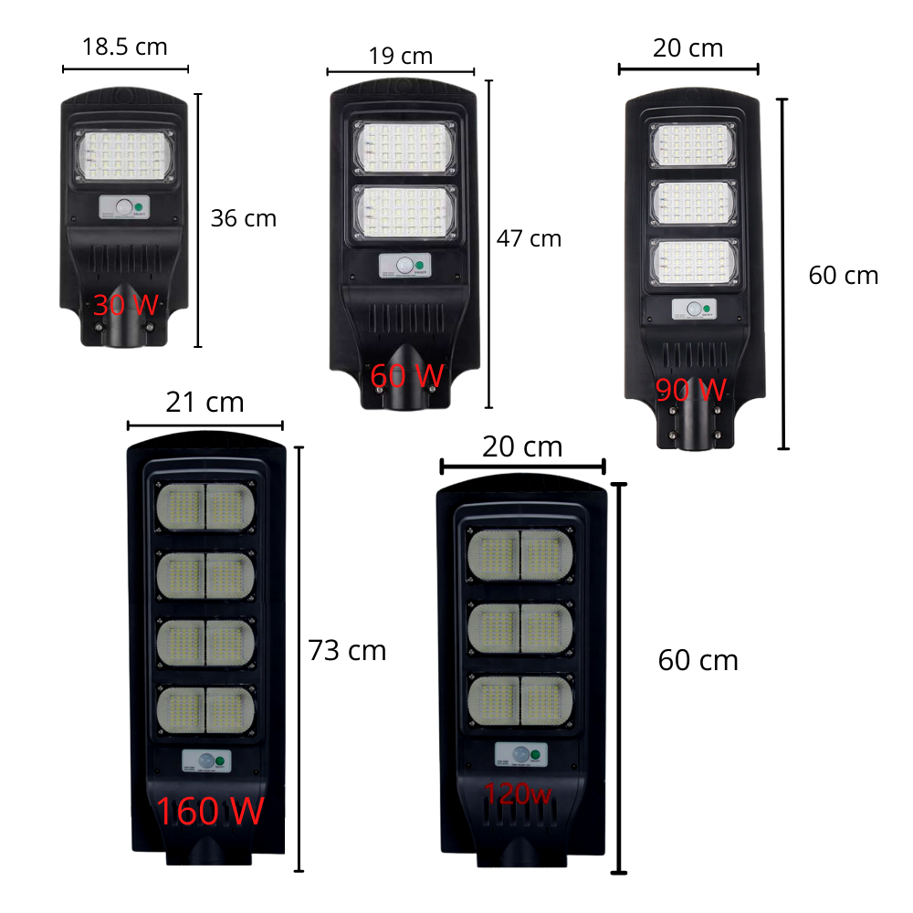 Lâmpada de jardim solar LED da Munchen com sensor de movimento, iluminação de exteriores para caminhos e áreas externas.