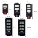 Lâmpada de jardim solar LED da Munchen com sensor de movimento, iluminação de exteriores para caminhos e áreas externas.