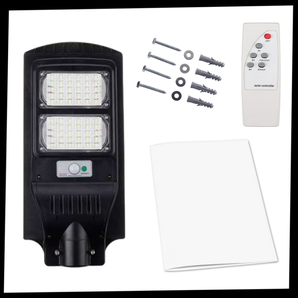Luminária de jardim solar com detecção de movimento da Munchen, iluminação de LED para exteriores e caminhos.
