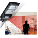 Luz de jardim solar inteligente da Munchen com detecção de movimento para iluminação de caminhos externos.