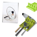 Suporte para utensílios de cozinha e utensílios de silicone Pakewalm, ideal para apoiar colheres e espátulas em utensílios de cozinha.