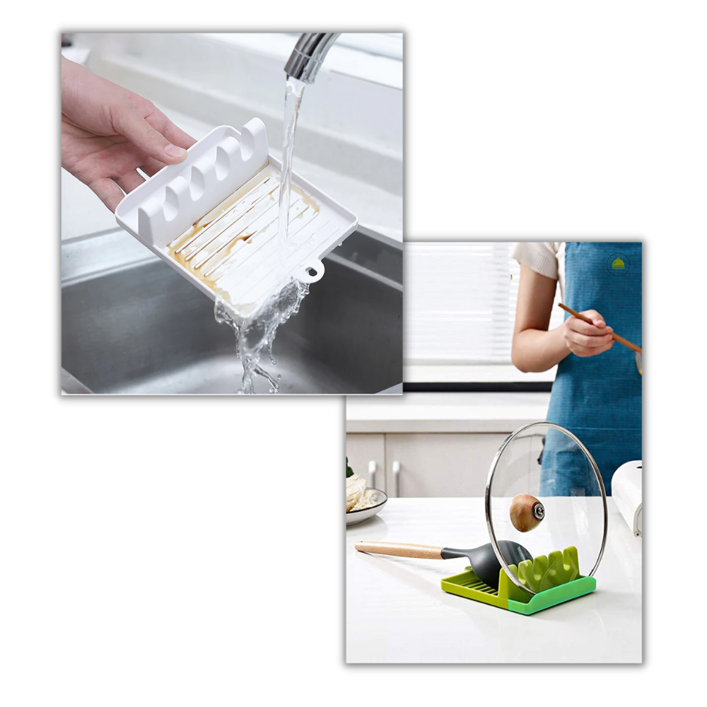 Suporte de utensílios de cozinha Pakewalm para espátulas e colheres, resistente e ideal para utensílios de culinária e pâtisserie.