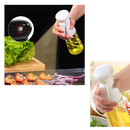 Garrafa de spray de óleo a pressão, utensílios de cozinha, recipiente de spray para óleo, útil para cozinhar e temperar alimentos.