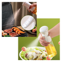 Garrafa de spray de óleo de pressão, utensílio de cozinha com design prático para aplicação de líquidos.