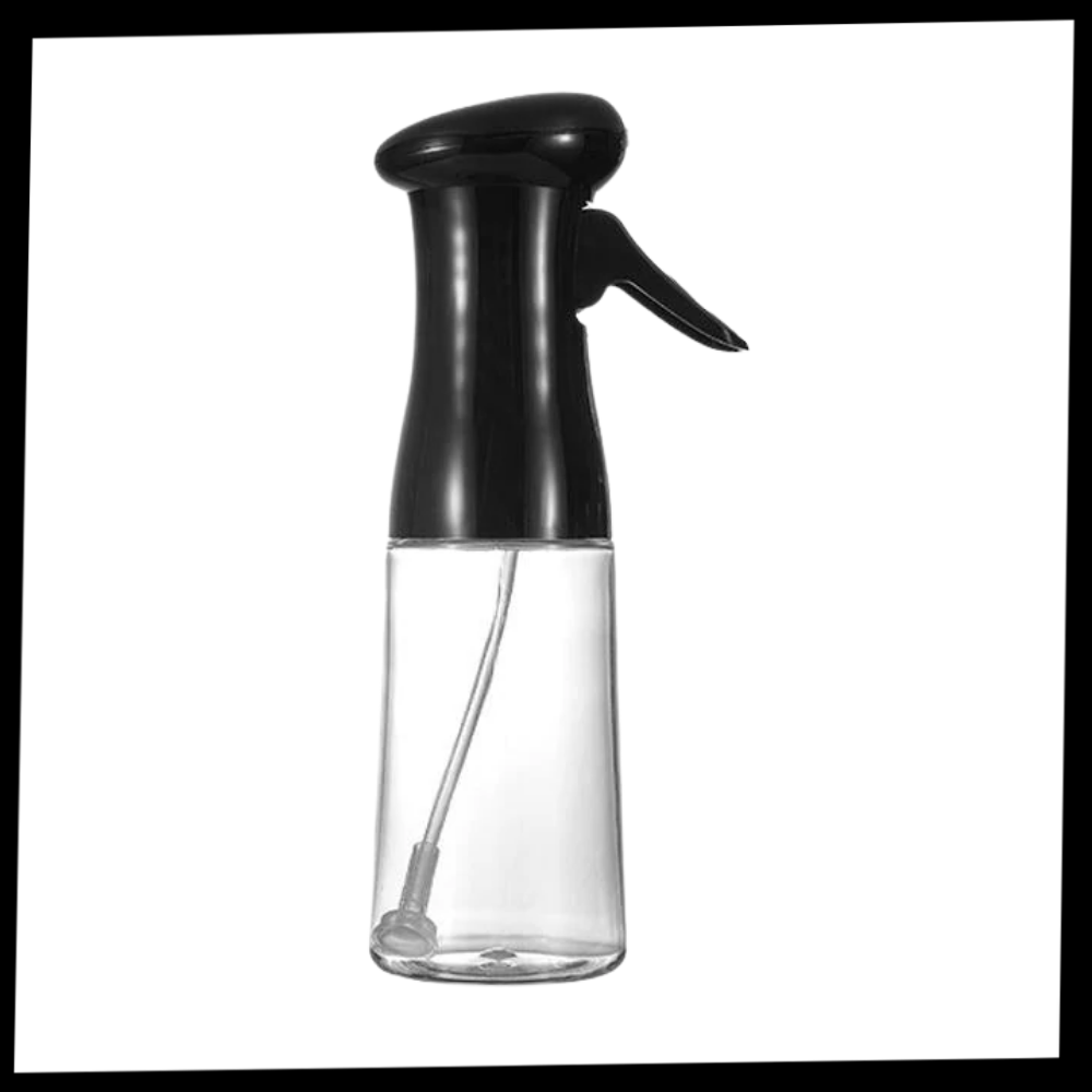 Frasco de spray de óleo de pressão para cozinha, utensílio de acessórios de cozinha, recipiente de spray de óleo compacto.