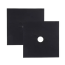 Conjunto de duas capas de proteção preta para fogão a gás, acessório de pequeno eletrodoméstico da marca Great.